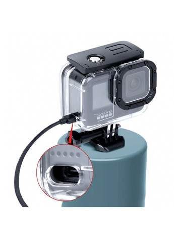 Захисний бокс із кришкою батарейного відсіку та отворами для зарядки для екшн-камер GoPro Hero 12, 11, 10, 9 (476521-Prob) Unbranded (283323608)