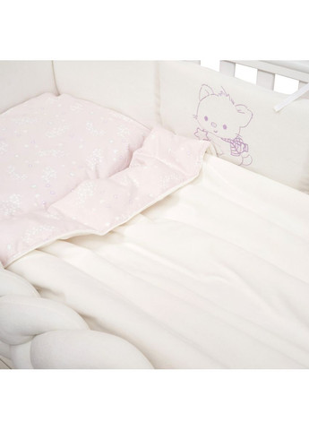 Постільний комплект Be Happy з пледом, 8 елементів, рожевий () Twins 4078-TBH-08 (361147485)