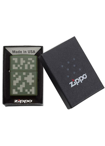 Запальничка Regular Green Matte 221 піксель Zippo (342367054)