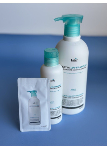 Кератиновый шампунь для волос с комплексом аминокислот Keratin LPP Shampoo PH 6.0, 150 мл La'dor (316295938)