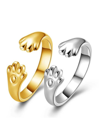 Женское кольцо в форме лапки кошки кота котика размер регулируемый Fashion Jewelry (292861956)