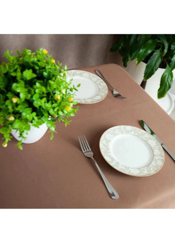 Скатерть водоотталкивающая Aquastop Brownie С-04223-30313 120х150 см брауни ТЕП (319551702)