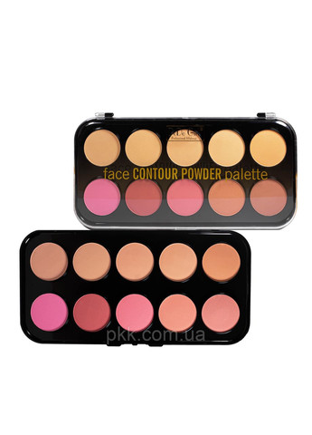 Контурная пудра для лица 10 оттенков D4023 С Розовый DoDo Girl (335858171)