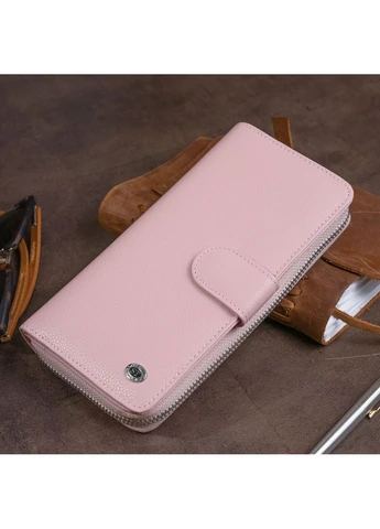 Вертикальный вместительный кошелек из кожи женский 19303 st leather (389867443)
