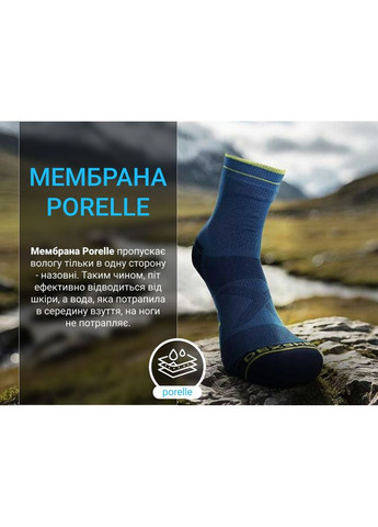 Носки водонепроницаемые Running Lite 2.0 Socks, темно-голубые, размер (43-46) (A-017632) DexShell (319391074)