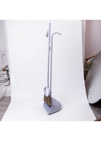 Набір віник і совок на довгій ручці для підлоги 25×25×95 (см) Фіолетовий HP-45-1V Yiwu (371907253)