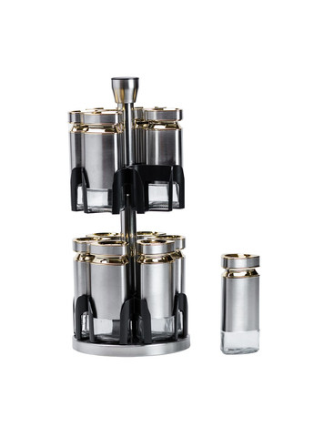 Набір баночок для спецій на підставці 12 баночок по 120 мл, TS Kitchen (328440868)