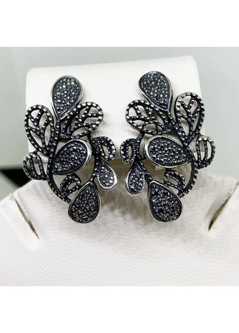 Серьги серебряные "Азалия" 6,85 г No Brand (382674187)