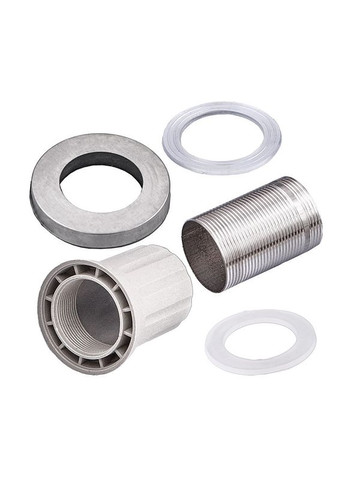 Смеситель для умывальника SUS-001-A(N) с коротким изливом из нерж. стали (без подвода) (CH6475) Armata (330774941)