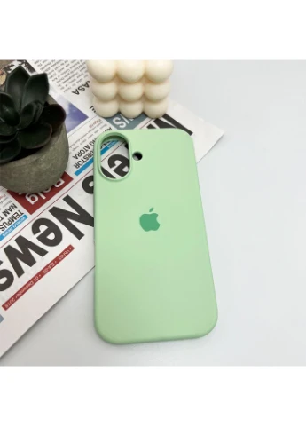 Чехол для смартфона Silicone Full Case AA для Apple iPhone 16 51, Авокадо Зеленый (FullOpenAAi16-51) No Brand Open Cam (383133616)