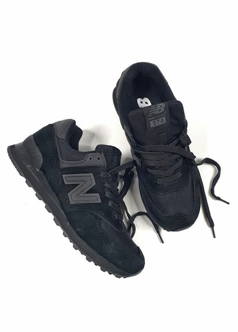 Черные всесезонные мужские кроссовки No Brand New Balance 574