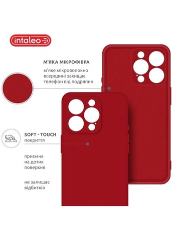 Чохол SoftShell для Apple iPhone 15 Pro Max Red (1283126585395) Intaleo (392538645)