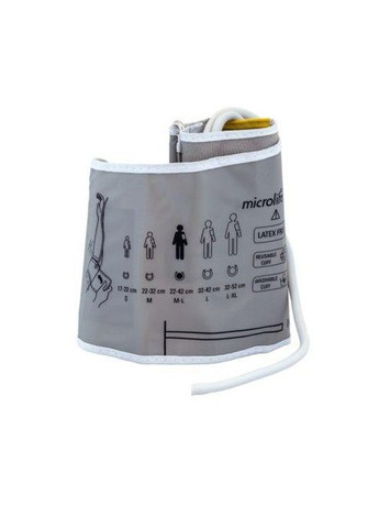 Манжета оригінал 22-42см + коннектор для автоматичних та напівавтоматичних тонометрів з однією трубкою біла Microlife (296930572)