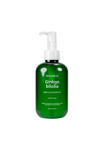 Гідрофільна олія для глибокого очищення пор з гінкго білоба, 200 мл Hollyskin (335050649)