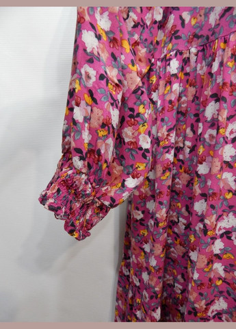 Розовое деловое летнее женское летнее платье oversize р.5052 008жс (только в указанном размере, только 1 шт.) Cortefiel