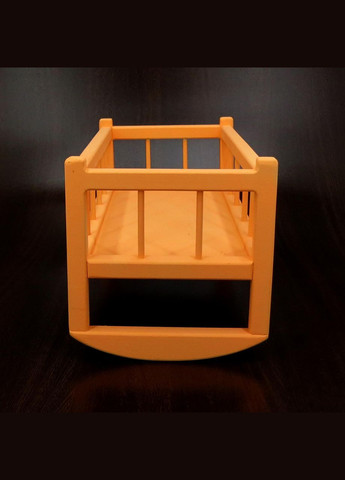 Кровать для кукол из дерева Тиана грейпфрут (КРТ-000554) No Brand (328606049)