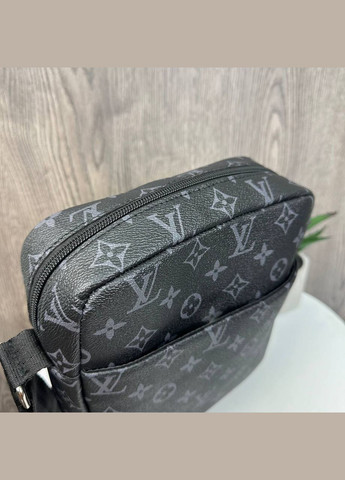 Мужская сумка планшетка на плечо черная Eton (313865476)