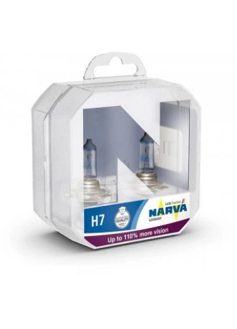 Комплект галогеновых ламп 48062 H7 12V 55W PX26d RANGE POWER +110% (2 шт) Narva (394194576)