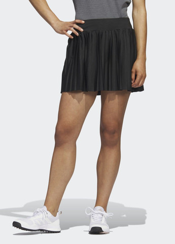 Чорна спортивна спідниця для гольфу ultimate365 tour pleated adidas з логотипом