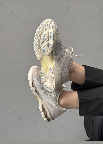 Бежеві Осінні кросівки чоловічі і жіночі asics gel-kayano 14 beige pik | асікс гель-каяно 14 бежеві рожеві No Brand