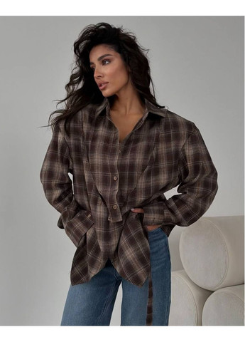 Сорочка жіноча в клітинку — ЗАМІРИ В ОПИСІ Vione (370285424)
