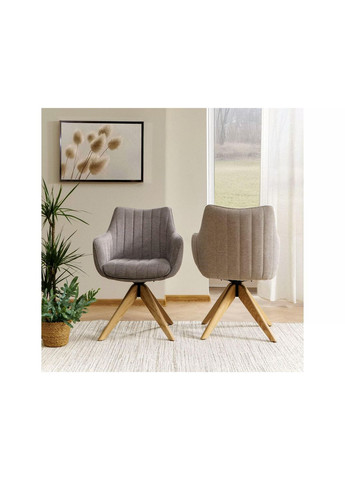 Стілець кухонний AZALIA D BREGO дуб каркас / сірий 07 AZALIADBRDSZ Signal (372178093)