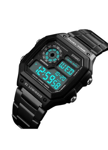 Годинники електронні чорні водонепроникні для чоловіків та жінок спортивні з будильником та календарем ProDobro (367266144)
