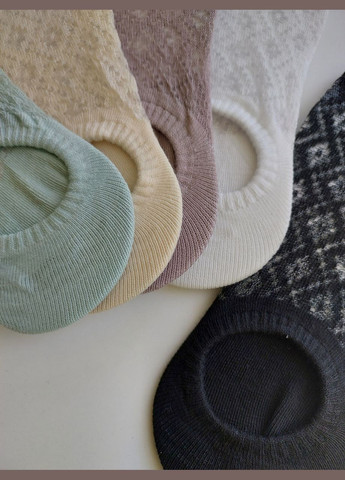 Комбіновані жіночі шкарпетки комплект 5 пар шкарпеток honey fashion accessories 35-38р (1-34) однотонні (313453462)