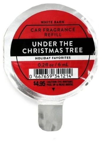 Ароматизатор для автомобіля (змінний блок) Under The Christmas Tree Car Fragrance Refill 6ml (1455630-32061182) Bath & Body Works (365799225)