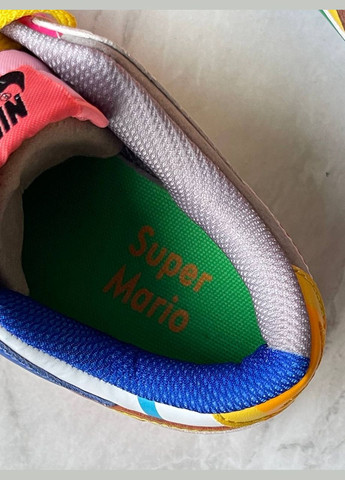 Цветные всесезонные кроссовки Vakko Nike Dunk Low Super Mario Bros