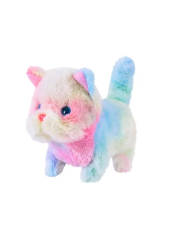 Мягкая интерактивная игрушка котенка C23911 размер 15х8х12 см в ассортименте No Brand (362425193)