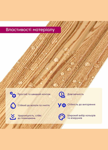 Рельс декоративный WPC стеновая сосна 3000х150х9мм SW-00001867 Sticker Wall (330018242)