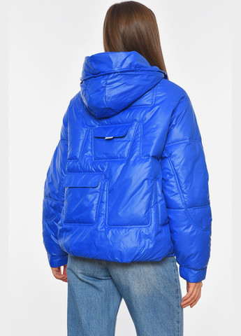 Синяя демисезонная куртка женская демисезонная синего цвета Let's Shop