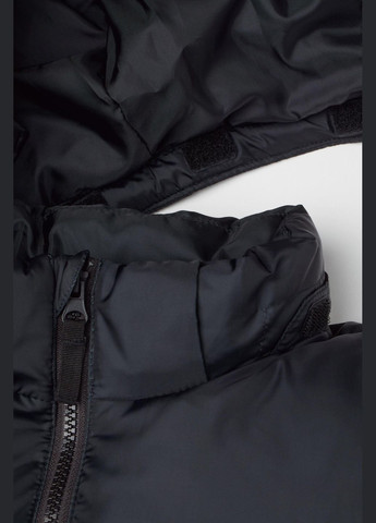 Черная куртка демисезон,черный в белый узор, H&M