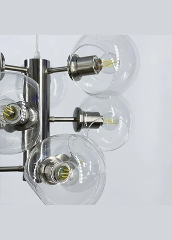 Ексклюзивна люстра в трендовому кольорі корпусу Satin Nickel LineF (397588259)