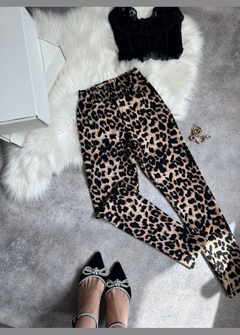 Жіночі легінси з високою талією в леопардовому принті MonCher (335013771)