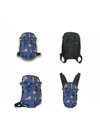 Рюкзак-кенгуру SY210814 Dogs Blue перенесення для тварин 31 шт. Lesko (356500285)