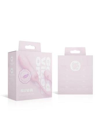 Віброяйце вагінальне ребристе рожевого кольору SIVA Bullet Vibrator Good Vibes Only (382855264)