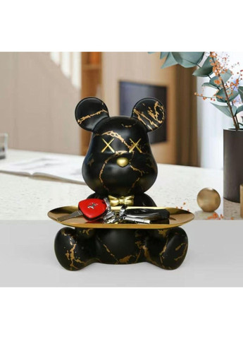 Медведь Ключница- копилка 23см BE@RBRICK ( мрамор) No Brand (299871216)