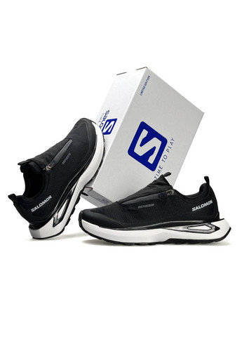 Черные демисезонные кроссовки мужские salomon No Brand Odyssey Elmt Advanced Black White