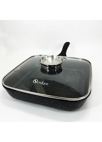 Удобная в использовании сковорода UN-4012 24 см, Долговечные сковородки, Сковорода BR-136 для повара Unique (351485856)