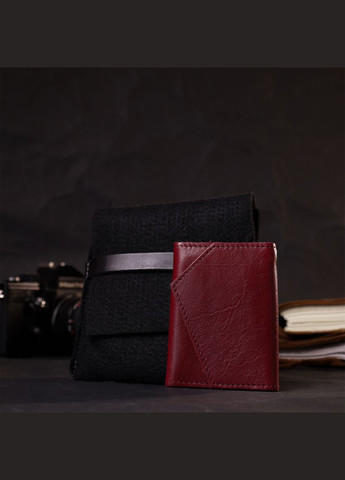 Вместительная женская кожаная ключница 11642 Бордовый Grande Pelle (331907184)