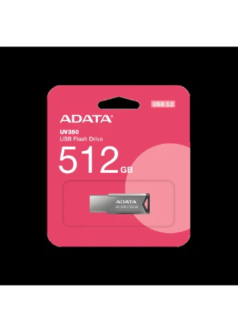 Флеш-накопичувач USB 3.2 512Gb Silver (AUV350-512G-RBK) ADATA UV 350 (373322804)