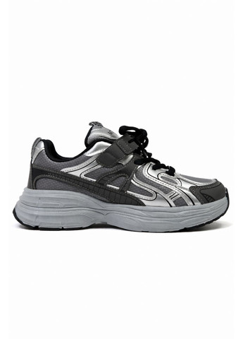 Серые демисезонные детские стильные кроссовки для девочки серые MATTE