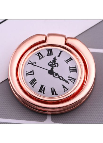 Кольцо-подставка/попсокет для телефона «Ancient time» металлический (розовое золото) China (366874431)