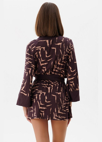 Халат с широкими рукавами Leinle 1712/60042 chocolate (345558994)