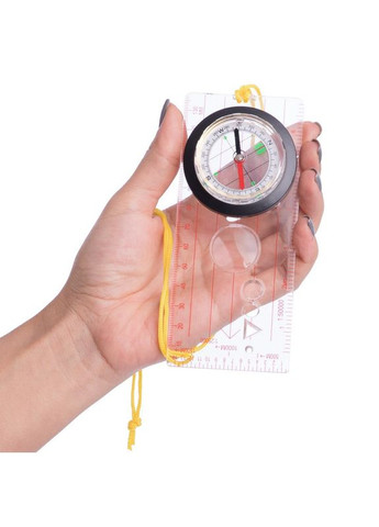 Компас рідинний планшетний (d-60мм, пластик, р-р 140х61мм, 58гр) (DC45-5D) SP-Sport (361436017)