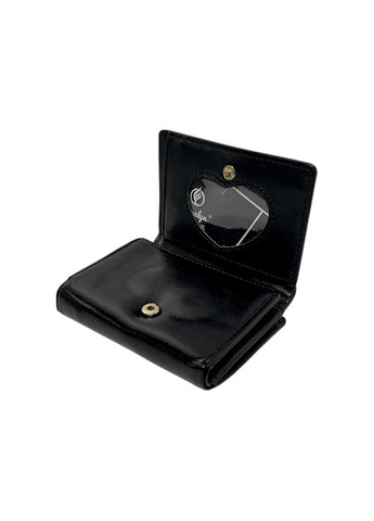 Жіночий гаманець з еко-шкіри C-0482-B чорний 10,5 x 8,5 x 3 Saralyn (367263659)