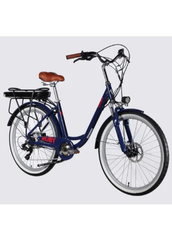 Електровелосипед 26" eRUBY DD FR рама-17" 48B 15А*г 500Вт 2026 темно-синій (ELB-D-26-302) Dorozhnik (390923963)