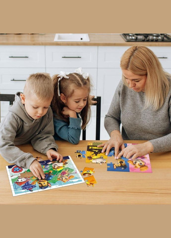 Пазл детский 2 в 1 "Такие хорошие щенки" 200561, 36 элементов No Brand (339779452)